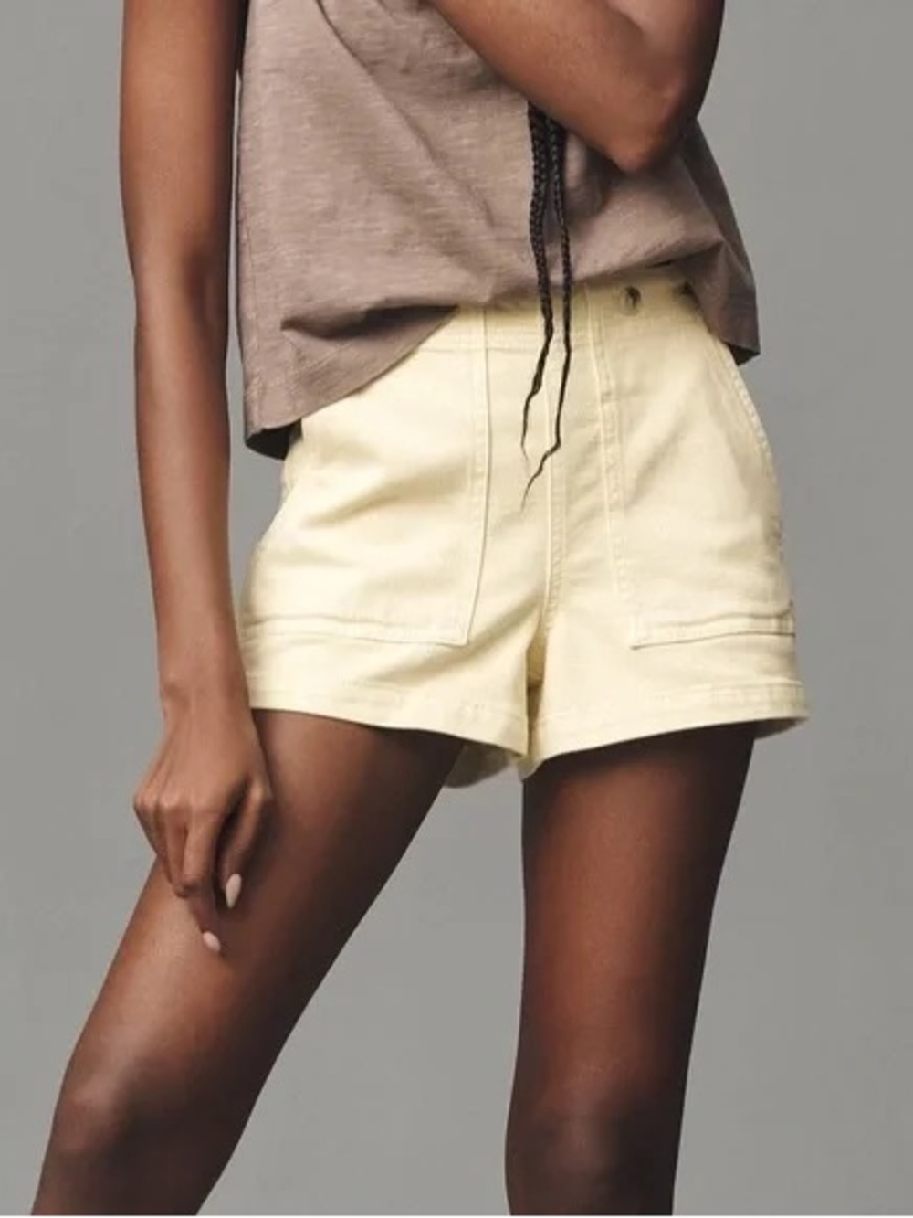 Anthropologie Pilcro The Kit Regenerative Cotton Shorts 27